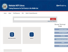 Tablet Screenshot of maktabatmepi.org